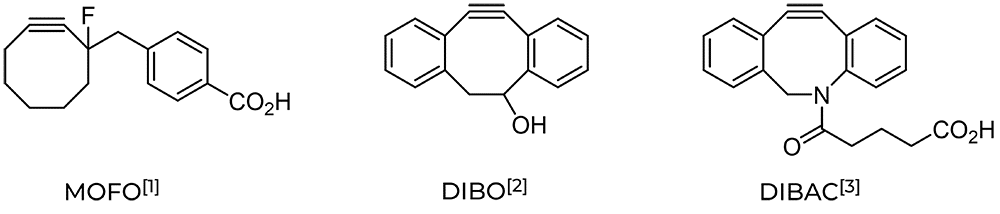 Copper-free click chemistry linkers: MOFO-DIBO-DIBAC-1000sm Copper-free click chemistry linkers