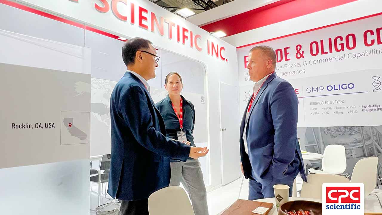 Shawn Lee, Sheri Ambriz, and Tim Nieters discuss CPC Scientific's upcoming US manufacturing expansions in Rocklin, California as part of our global API supply chain expansion, on Day 1 of CPHI Frankfurt 2025