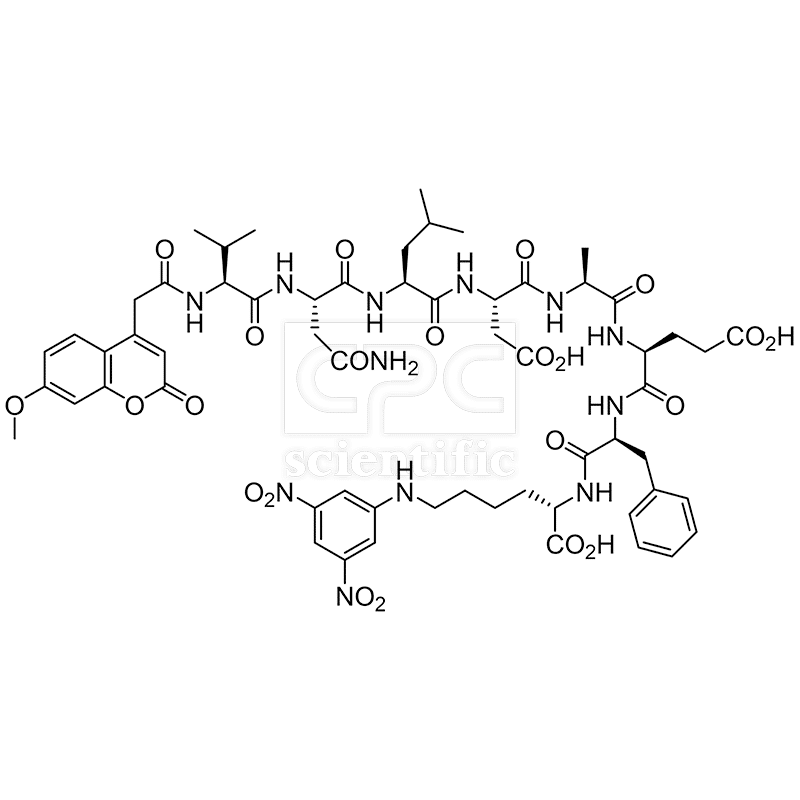 MCA-(Asn670,Leu671)-Amyloid b/A4 Protein Precursor770 (669-675)-Lys(DNP)