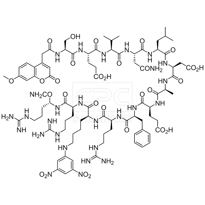 Mca-(Asn670,Leu671)-Amyloid b/A4 Protein Precursor770 (667-676)-Lys(DNP)-Arg-Arg amide
