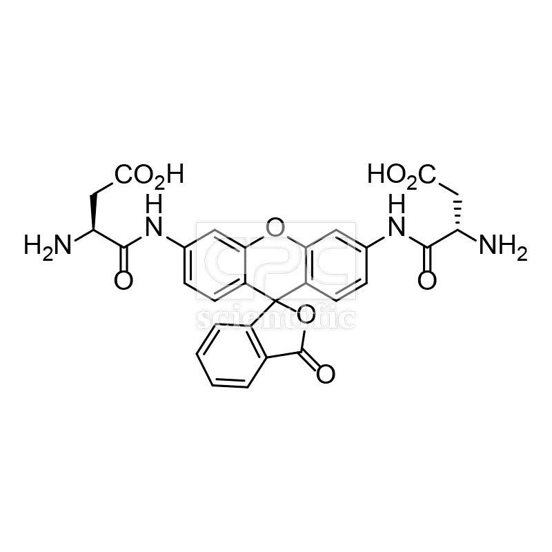 Rhodamine 110, bis-(L-aspartic acid amide)