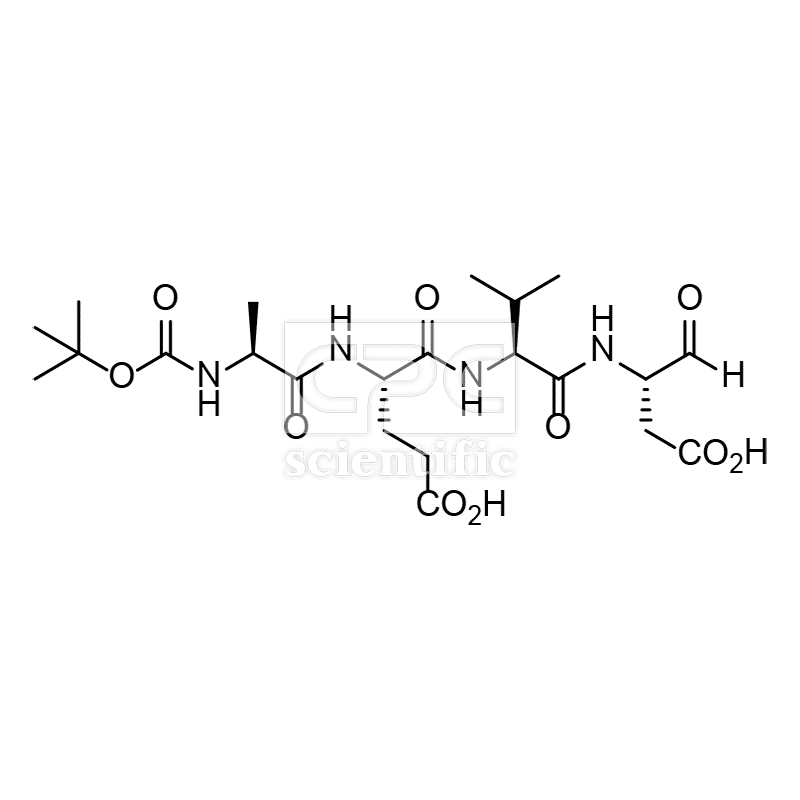 Boc-Ala-Glu-Val-Asp-CHO
