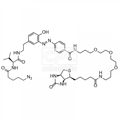 azido-valine-azobenzene-PEG-Biotin unlabeled “light” azobenzene-based cleavable linker