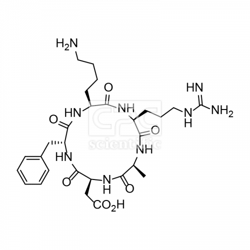 Cyclo (-RADfK-), RGD negative control