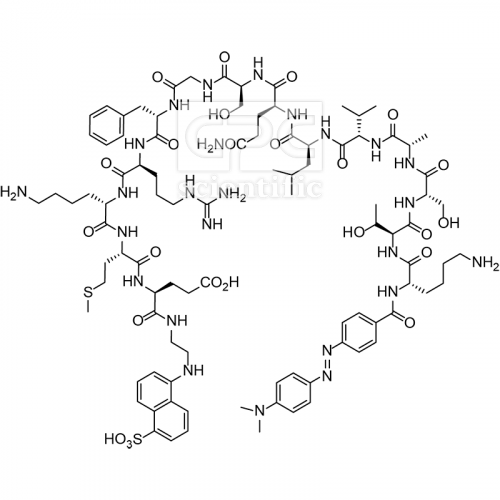 Dabcyl-Lys-SARS-CoV2 Replicase pp1ab (3235-3246)-Glu-EDANS