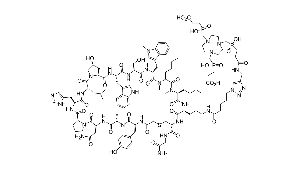 WL12 TRAP peptide chelate
