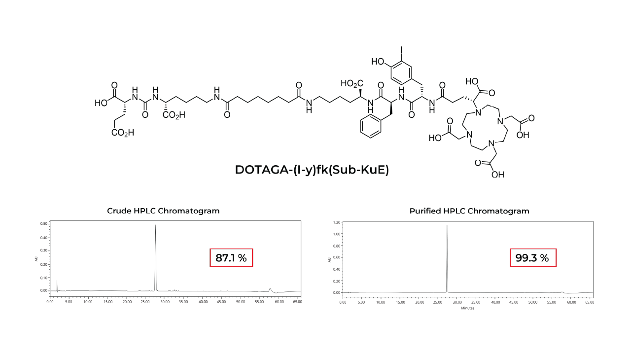 Peptide Receptor Radionuclide Therapeutic DOTAGA-(I-y)fk(Sub-KuE)