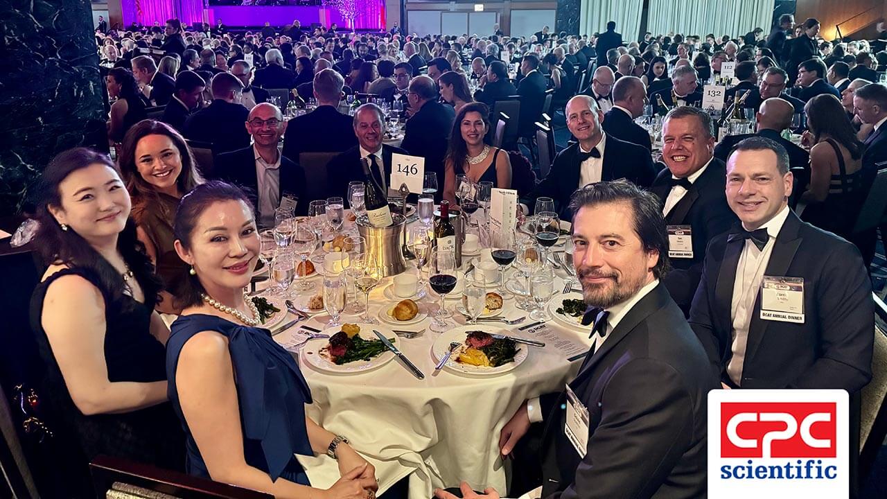 CPC Scientific DCAT Dinner 2025 with Theresa Cheng, Tim Nieters, and Diego Silva