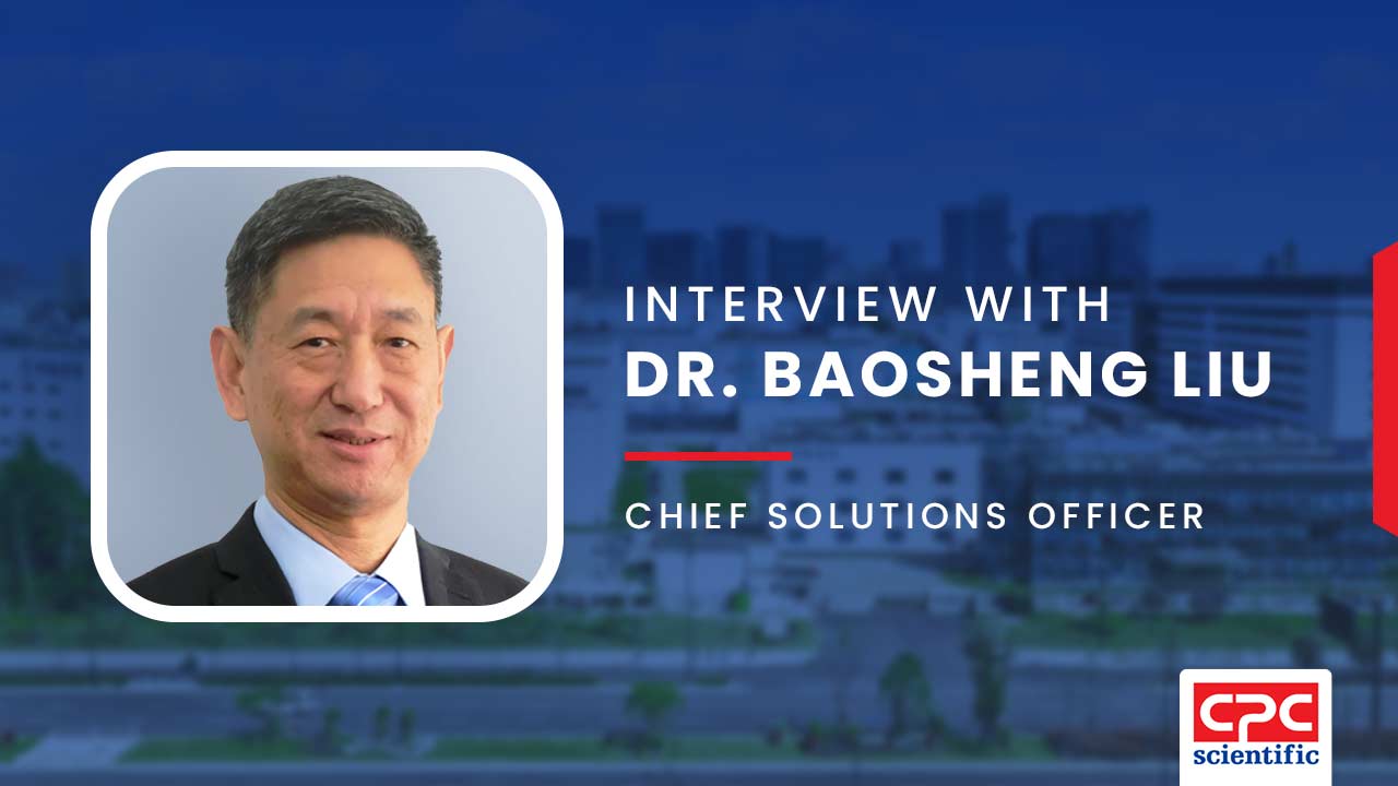 CPC Scientific Chief Solutions Officer Baosheng Liu, PhD discusses quality, innovation, and scale in GMP peptide and oligonucleotide manufacturing
